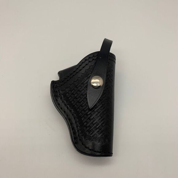 Vtg‎ Black Leather HolsterLaredo Texas K41